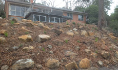 Montrose - Rear Retaining Wall (After)